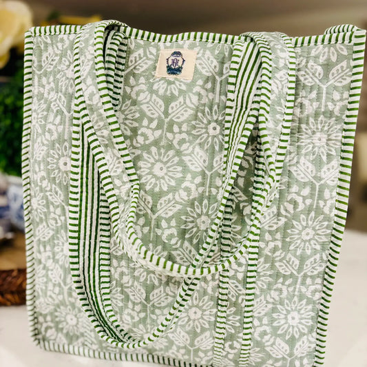 Georgia Quilted Tote Bag