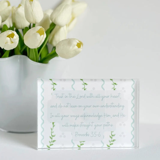 Bible Verse Acrylic Block